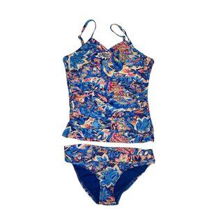 NEW Sunsets Simone Tankini Swimsuit Medium Gypsy Breeze Unforgettable Bottom
